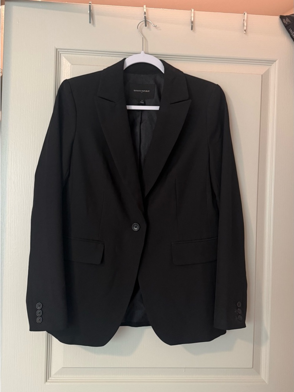 Banana Republic Black Women's Single-Button Blazer